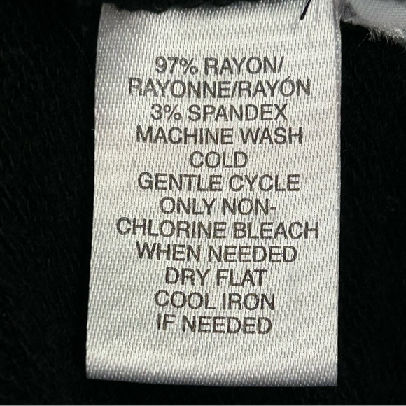 Lou & Grey Womens Long Sleeve Midi Dress Size S Jersey Knit Popover Career Black - Picture 11 of 11